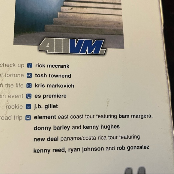 Vintage 411vm Issue #44 VHS 411 Video Magazine January/February 2001 Bam Margera - Picture 3 of 4